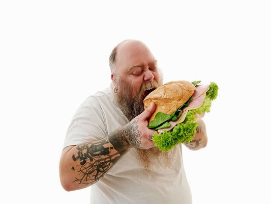 overweight man with diabetes