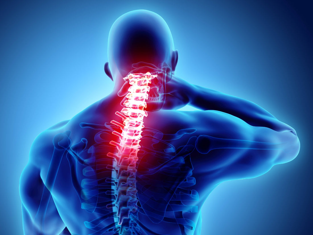 x-ray of man with chronic back pain