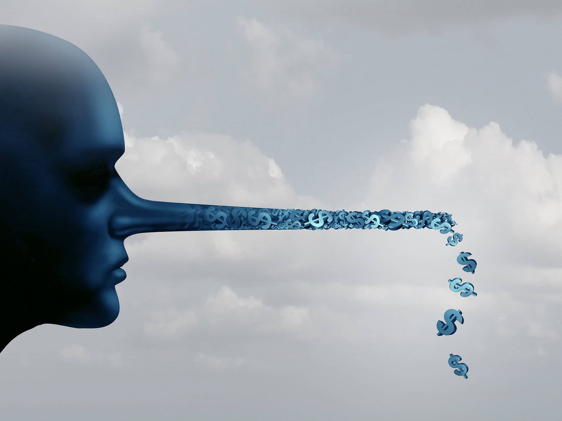 long nose depicting the practice of selling fake cbd